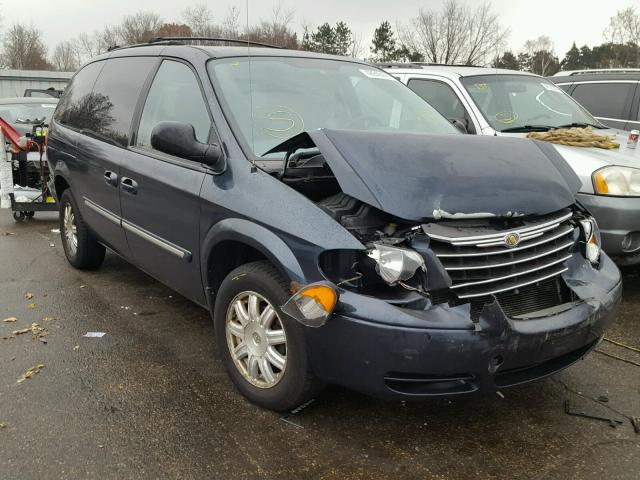 2A4GP54L07R210166 - 2007 CHRYSLER TOWN & COU BLUE photo 1