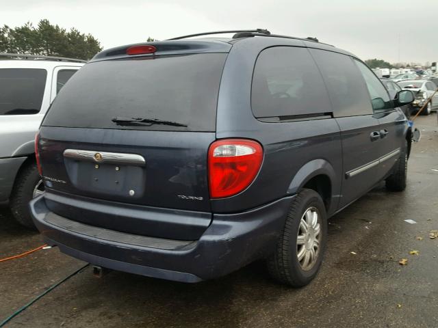 2A4GP54L07R210166 - 2007 CHRYSLER TOWN & COU BLUE photo 4