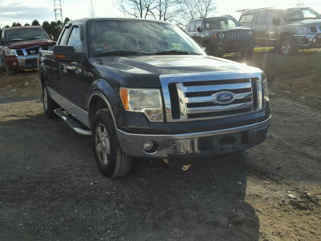 1FTEX1C89AKA48515 - 2010 FORD F150 SUPER BLACK photo 1