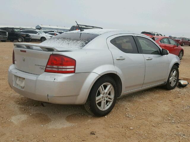 1B3LC56D19N570294 - 2009 DODGE AVENGER SX SILVER photo 4