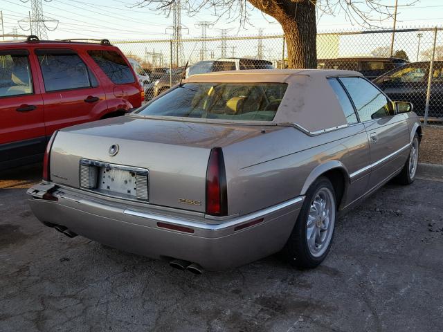 1G6EL12Y2YB701678 - 2000 CADILLAC ELDORADO E GOLD photo 4