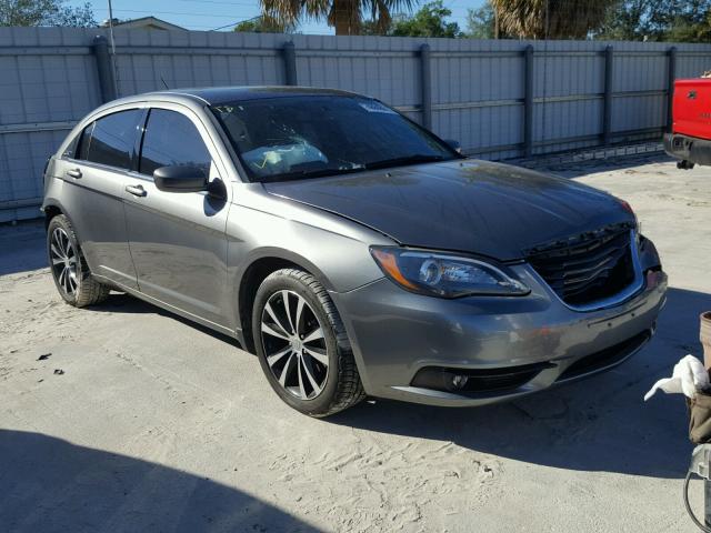 1C3CCBCG1DN503493 - 2013 CHRYSLER 200 LIMITE GRAY photo 1