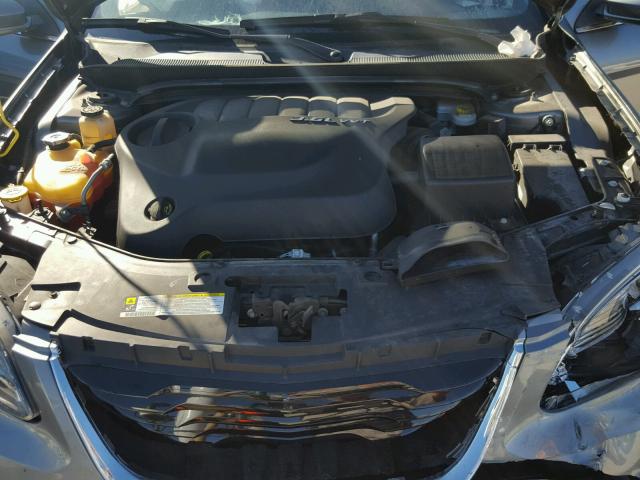 1C3CCBCG1DN503493 - 2013 CHRYSLER 200 LIMITE GRAY photo 7