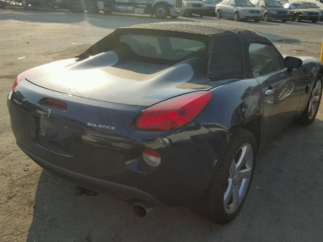 1G2MB35B97Y105465 - 2007 PONTIAC SOLSTICE BLUE photo 4