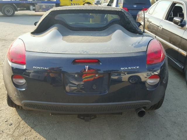 1G2MB35B97Y105465 - 2007 PONTIAC SOLSTICE BLUE photo 6