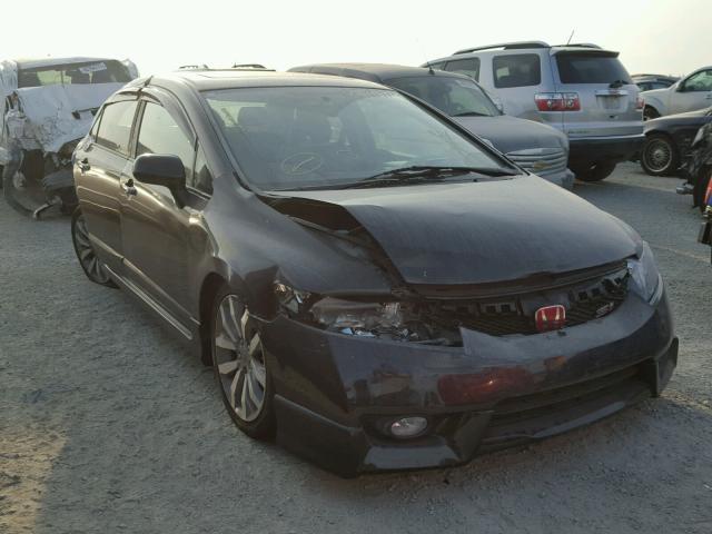 2HGFA55599H707164 - 2009 HONDA CIVIC SI BLACK photo 1