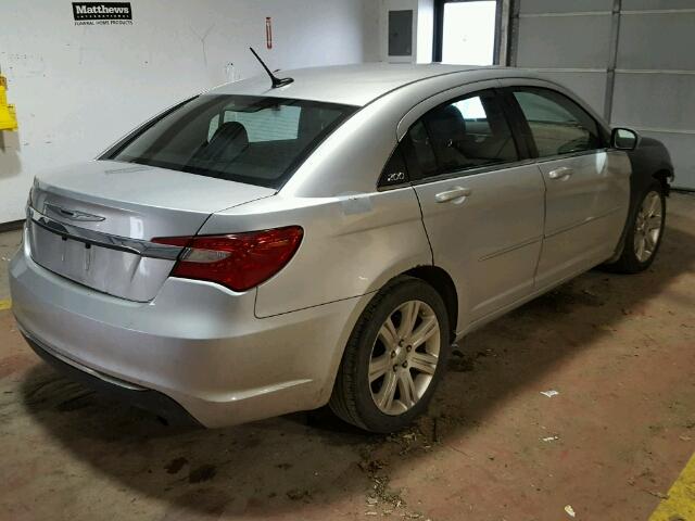 1C3CCBAB4CN208457 - 2012 CHRYSLER 200 LX SILVER photo 4