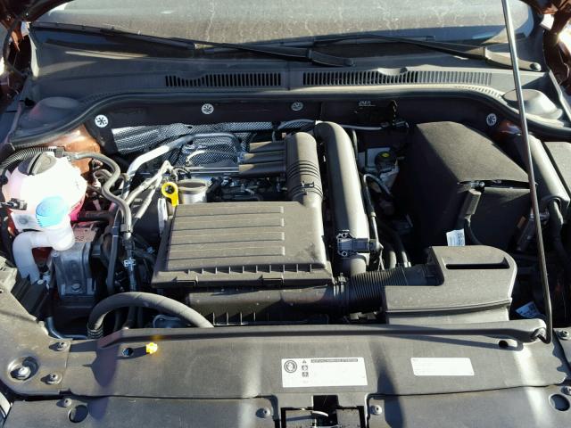 3VW2B7AJ7HM405605 - 2017 VOLKSWAGEN JETTA S 棕色 照片 7