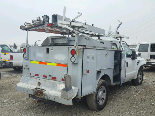 1FDSF30538EC23163 - 2008 FORD F350 SRW S WHITE photo 4