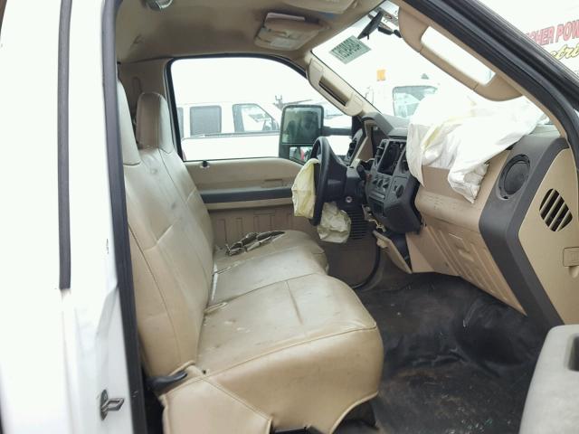 1FDSF30538EC23163 - 2008 FORD F350 SRW S WHITE photo 5