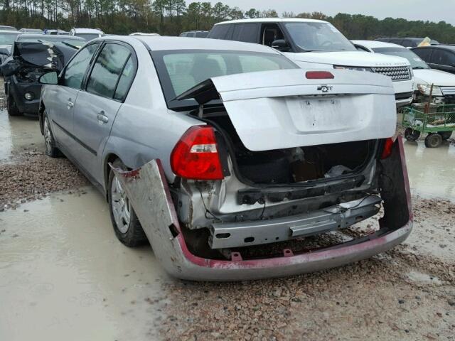 1G1ZS52F95F193195 - 2005 CHEVROLET MALIBU ვერცხლისფერი ფოტო 3