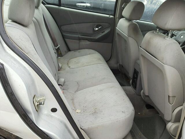 1G1ZS52F95F193195 - 2005 CHEVROLET MALIBU ვერცხლისფერი ფოტო 6