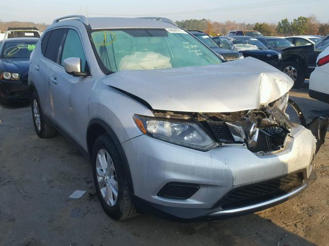 KNMAT2MT8FP527862 - 2015 NISSAN ROGUE S SILVER photo 1