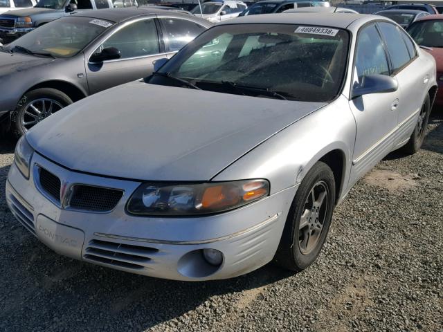 1G2HX54K414191587 - 2001 PONTIAC BONNEVILLE SILVER photo 2