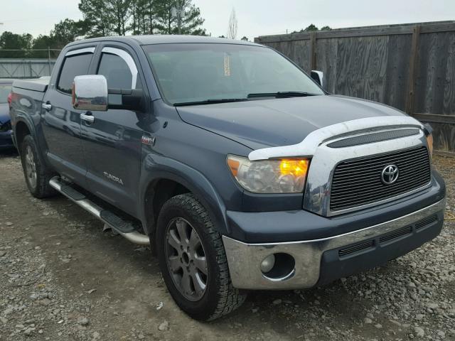 5TFEV54158X061063 - 2008 TOYOTA TUNDRA CRE BLUE photo 1