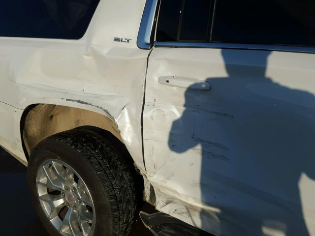 1GKS1GKC0GR473798 - 2016 GMC YUKON XL C WHITE photo 9