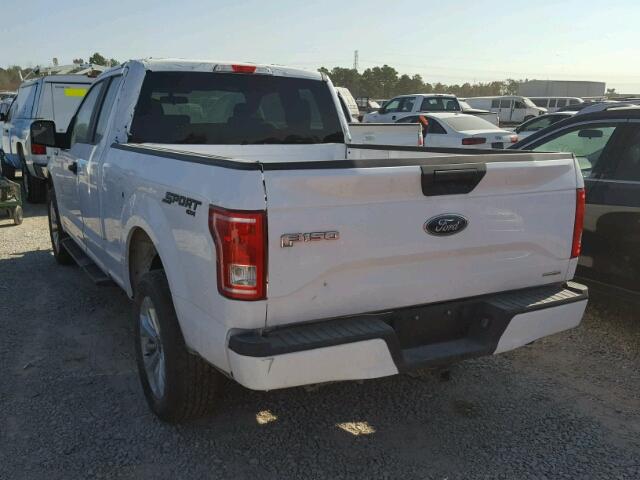 1FTFX1EF3GKF89469 - 2016 FORD F150 SUPER WHITE photo 3