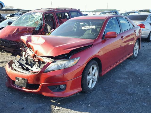 4T1BF3EK0AU064189 - 2010 TOYOTA CAMRY BASE RED photo 2