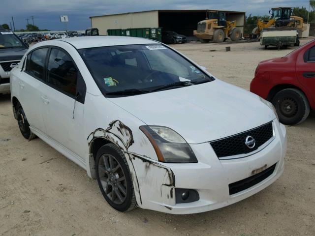 3N1BB6AP7BL612464 - 2011 NISSAN SENTRA SE- WHITE photo 1