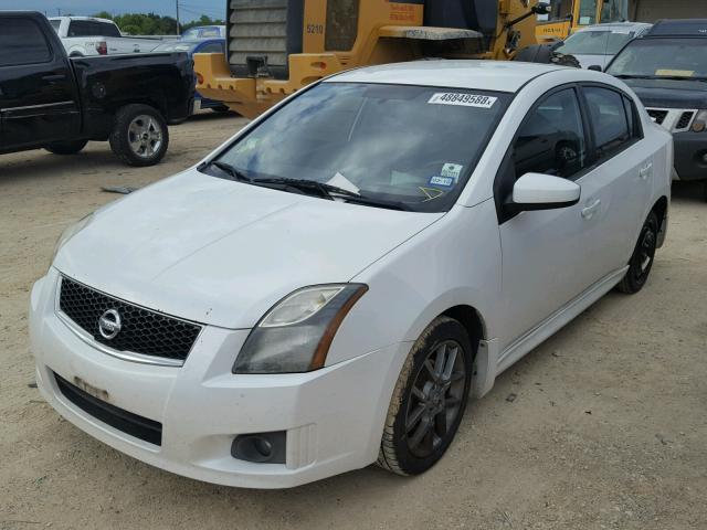 3N1BB6AP7BL612464 - 2011 NISSAN SENTRA SE- WHITE photo 2