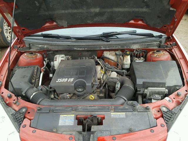 1G2ZG558X64250933 - 2006 PONTIAC G6 SE1 RED photo 7