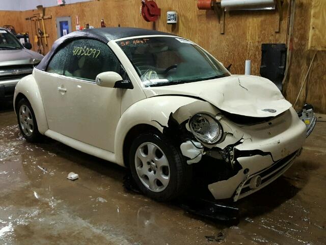 3VWCK21Y73M330675 - 2003 VOLKSWAGEN NEW BEETLE 白色 照片 1