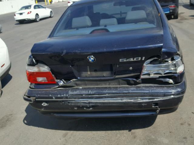 WBADN63483GS57016 - 2003 BMW 540 I AUTO BLUE photo 9