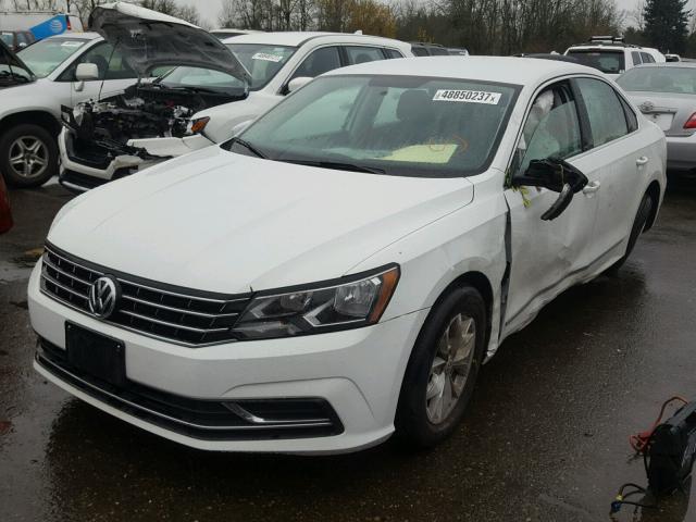 1VWAT7A37GC035430 - 2016 VOLKSWAGEN PASSAT S თეთრი ფოტო 2