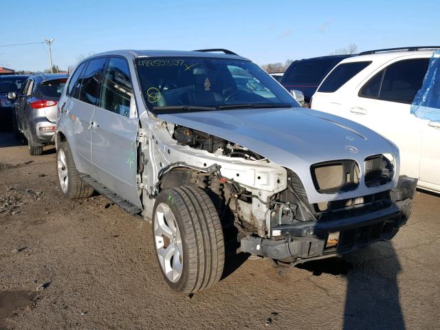 5UXFE83559L171936 - 2009 BMW X5 XDRIVE4 SILVER photo 1