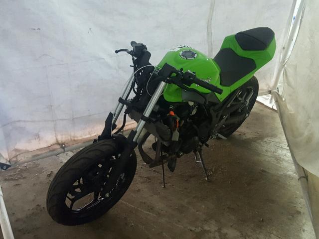 JKAEX8A12FA012462 - 2015 KAWASAKI EX300 A GREEN photo 2