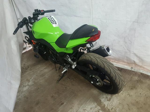 JKAEX8A12FA012462 - 2015 KAWASAKI EX300 A GREEN photo 3