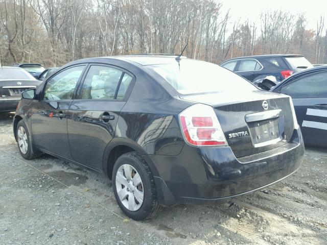 3N1AB61E98L687380 - 2008 NISSAN SENTRA 2.0 BLACK photo 3