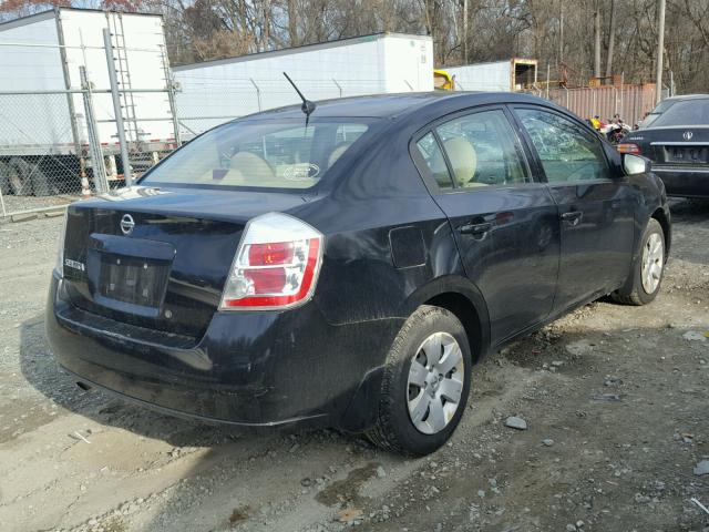 3N1AB61E98L687380 - 2008 NISSAN SENTRA 2.0 BLACK photo 4