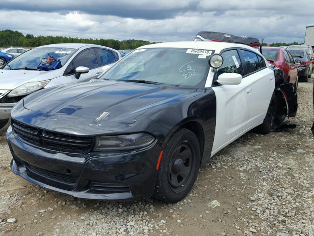 2C3CDXAG5GH203790 - 2016 DODGE CHARGER PO WHITE photo 2