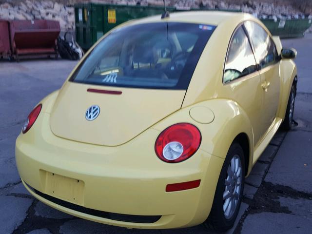 3VWRW31C86M416493 - 2006 VOLKSWAGEN NEW BEETLE YELLOW photo 4