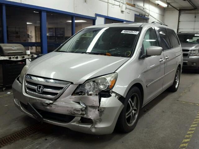 5FNRL38875B064278 - 2005 HONDA ODYSSEY TO SILVER photo 2