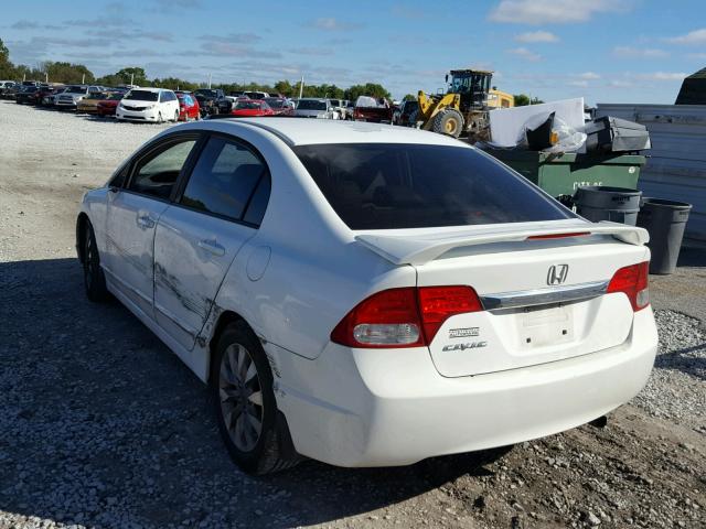 19XFA1F95AE047973 - 2010 HONDA CIVIC EXL 白色 照片 3