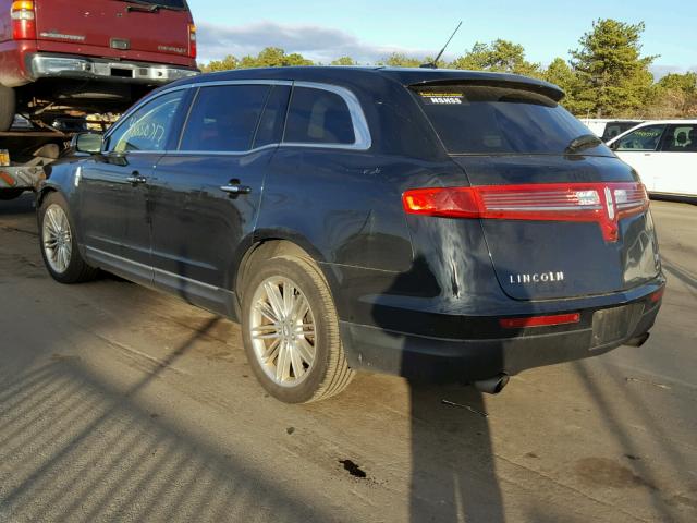 2LMHJ5AT4EBL51487 - 2014 LINCOLN MKT BLACK photo 3