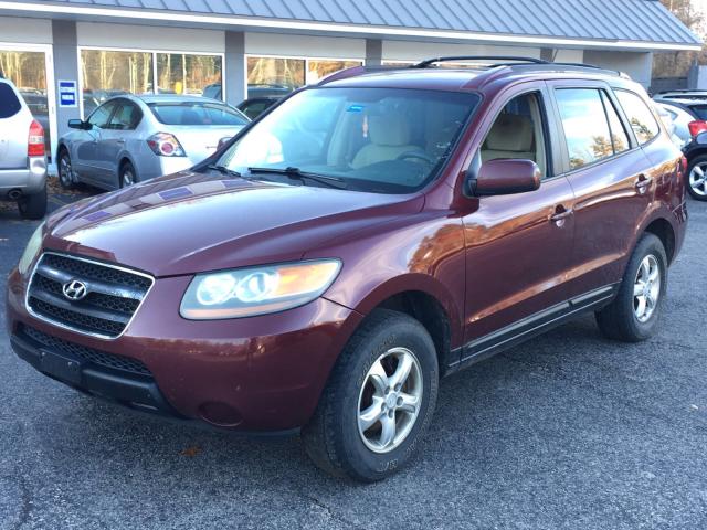 5NMSG73D97H070442 - 2007 HYUNDAI SANTA FE G BURGUNDY photo 2