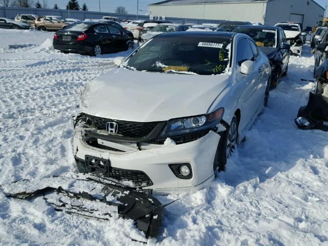 1HGCT1B87DA801314 - 2013 HONDA ACCORD EXL WHITE photo 2