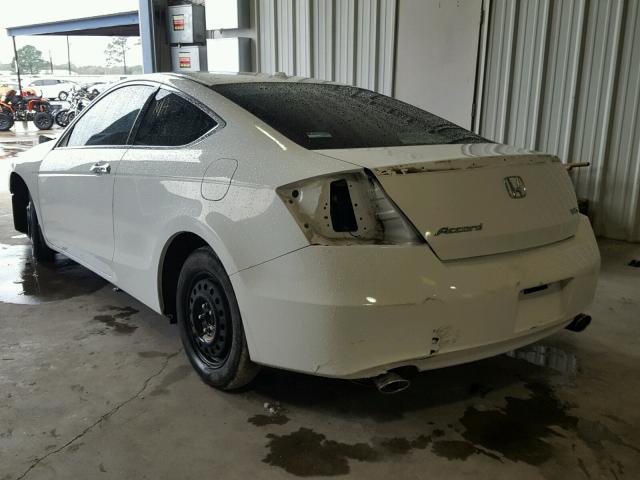 1HGCS2B85CA003935 - 2012 HONDA ACCORD EXL WHITE photo 3