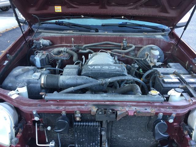 5TBBT441X3S337389 - 2003 TOYOTA TUNDRA ACC BURGUNDY photo 8