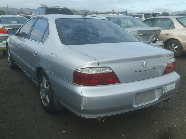 19UUA567X3A057077 - 2003 ACURA 3.2TL SILVER photo 3