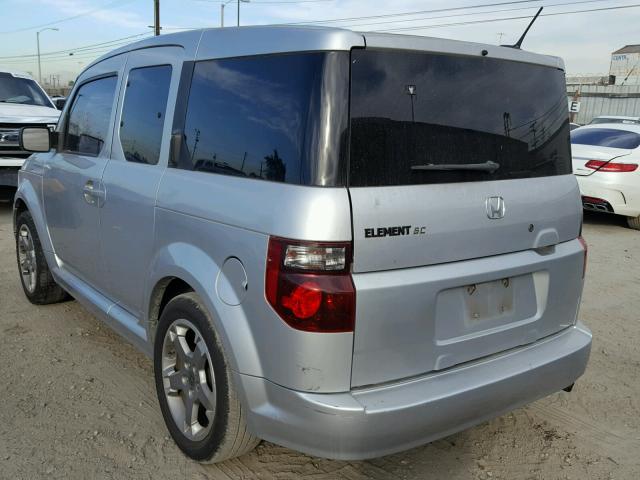 5J6YH18908L000489 - 2008 HONDA ELEMENT SC SILVER photo 3