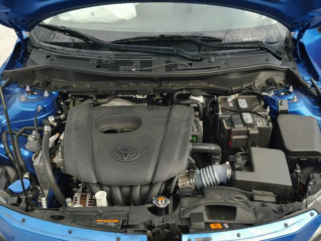 3MYDLBZV7GY113478 - 2016 TOYOTA SCION IA BLUE photo 7