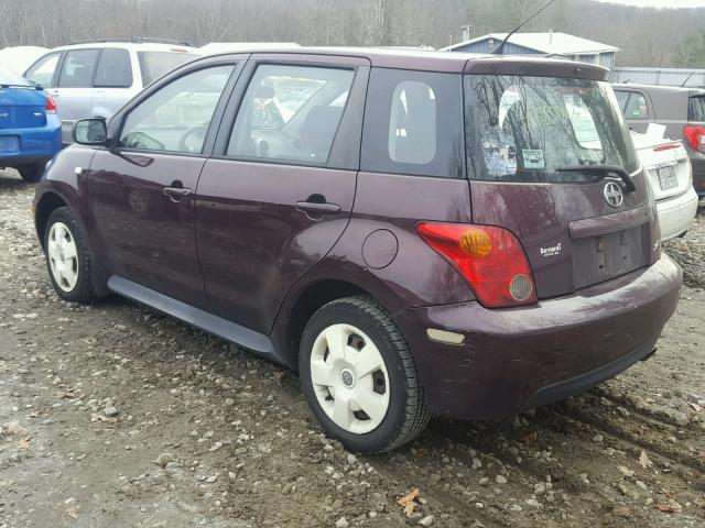 JTKKT604650093516 - 2005 TOYOTA SCION XA PURPLE photo 3