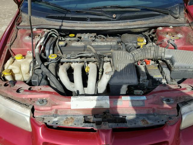 1B3EJ46X3VN664612 - 1997 DODGE STRATUS MAROON photo 7