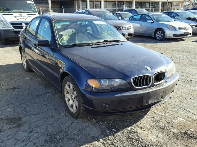 WBAEV334X2KL68617 - 2002 BMW 325 I BLUE photo 1