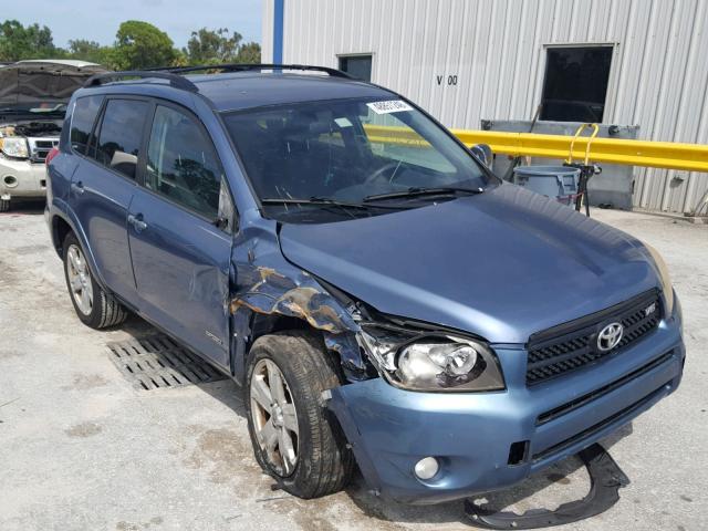 JTMZK32V775009545 - 2007 TOYOTA RAV4 SPORT BLUE photo 1