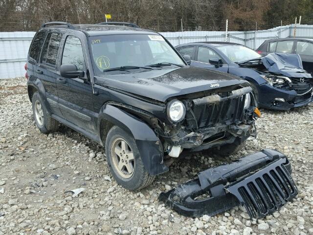 1J4GL38K45W686250 - 2005 JEEP LIBERTY RE BLACK photo 1